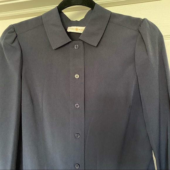 Tory Burch size 2 long sleeve blouse - Picture 2 of 6